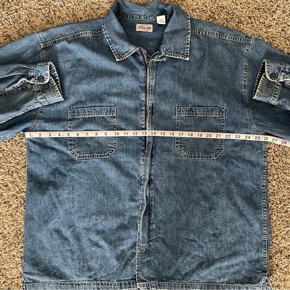Denim Zip Jacket - image 3